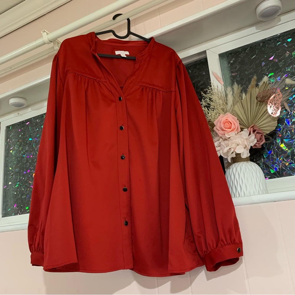 Red Charter Club Long Sleeve(20W)